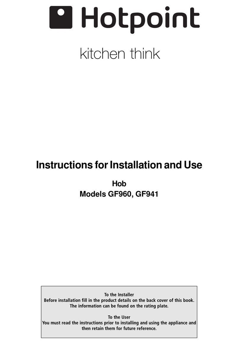 Hotpoint GF941 Manual de usuario