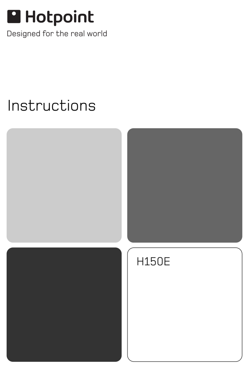 Hotpoint H150E Manual de usuario