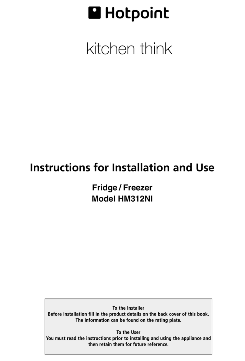 Hotpoint HM312NI Manual de usuario
