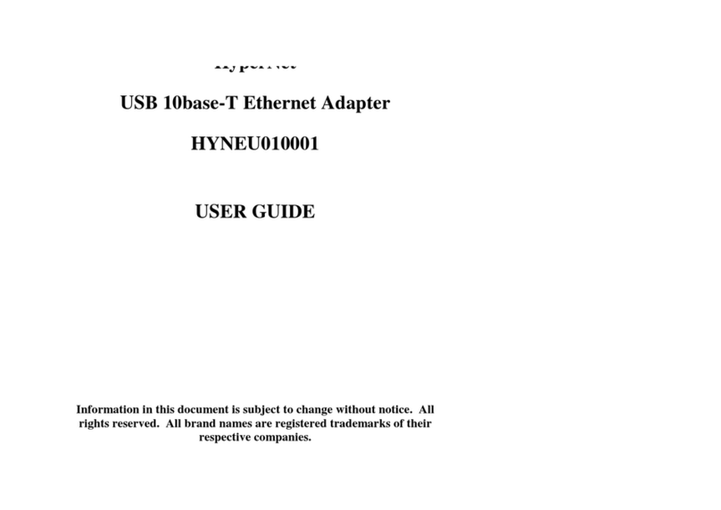 Hypertec HyperNet HYNEU010001 Manual de usuario