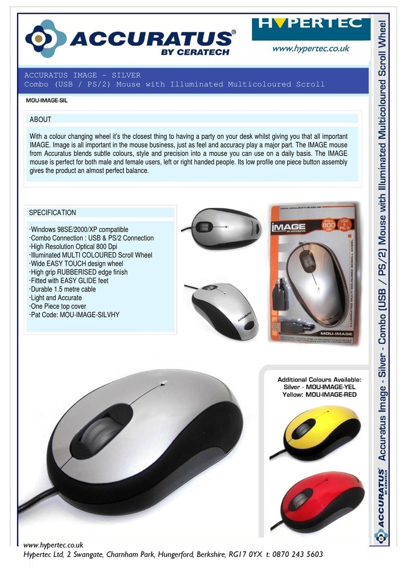Hypertec Combo Mouse Manual de usuario