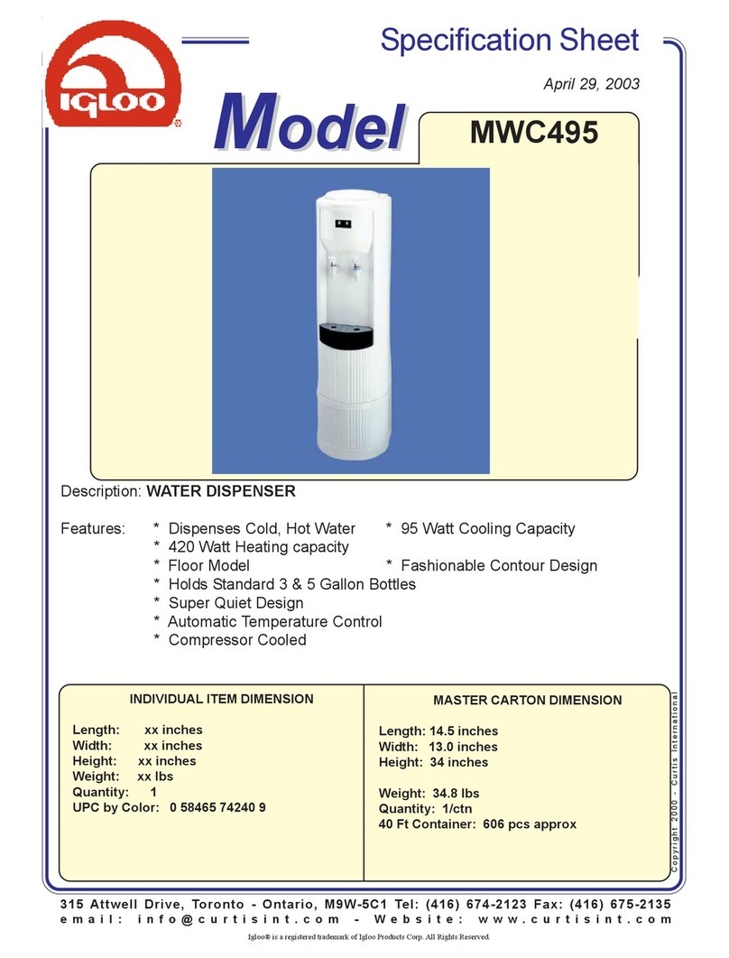 Igloo MWC495 Manual de usuario