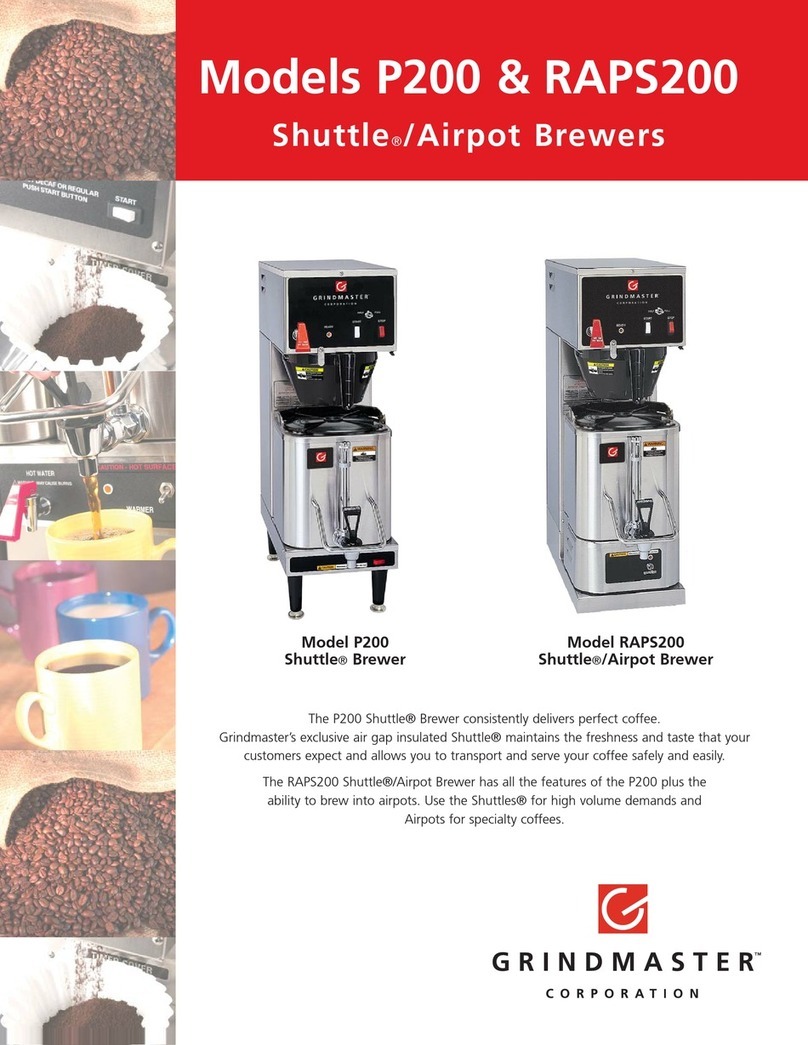 Grindmaster P200 Manual de usuario