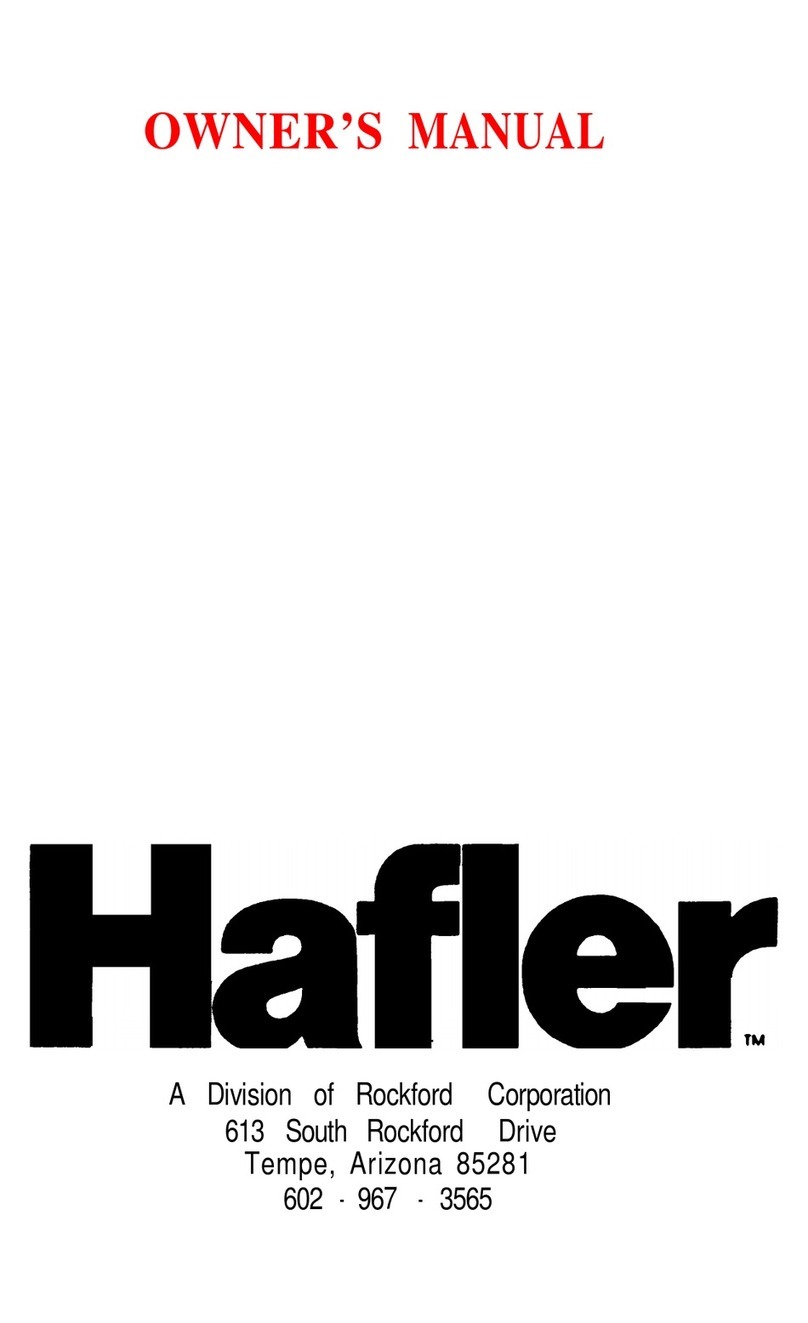 Hafler IRIS COMPACT DISC PLAYER Manual de usuario