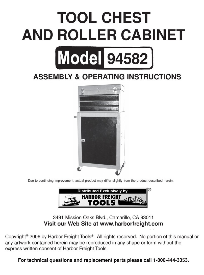 Harbor Freight Tools 94582 Guía de referencia rápida