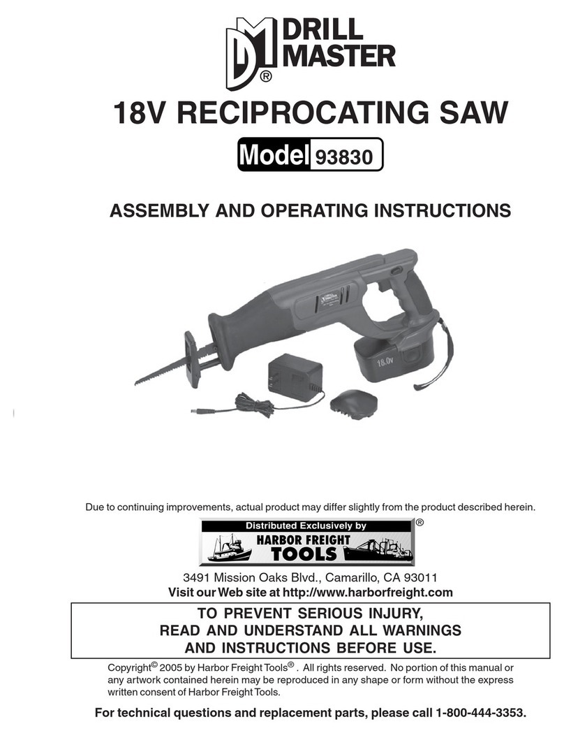 Drill Master 93830 Manual de usuario