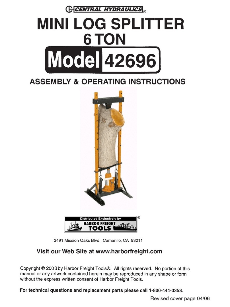 Central Hydraulics 42696 Manual de usuario