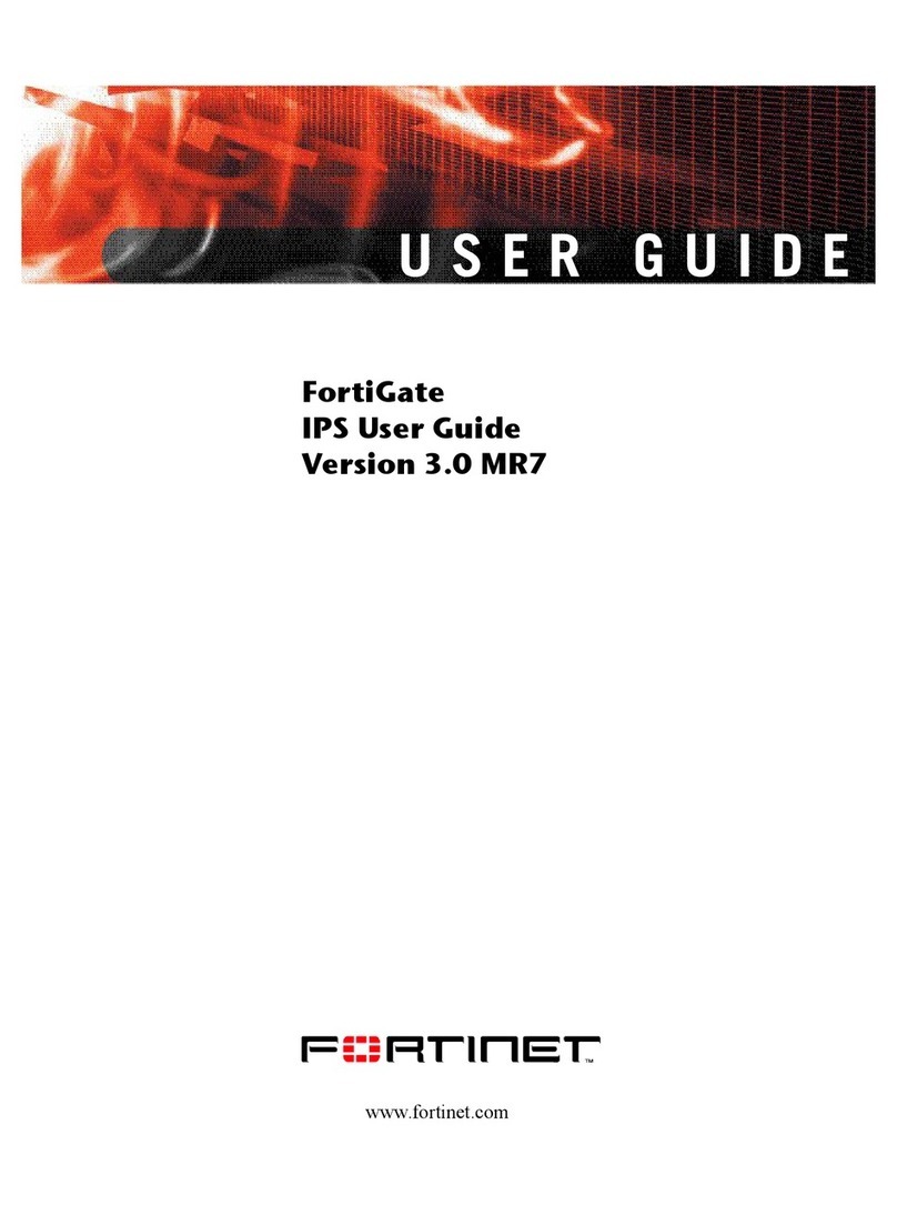 Fortinet Network Device IPS Manual de usuario