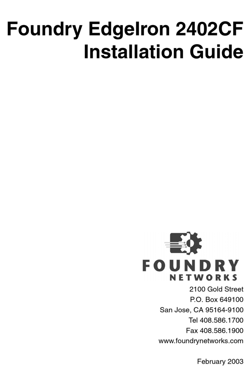 Foundry Networks EdgeIron 2402CF Manual de usuario