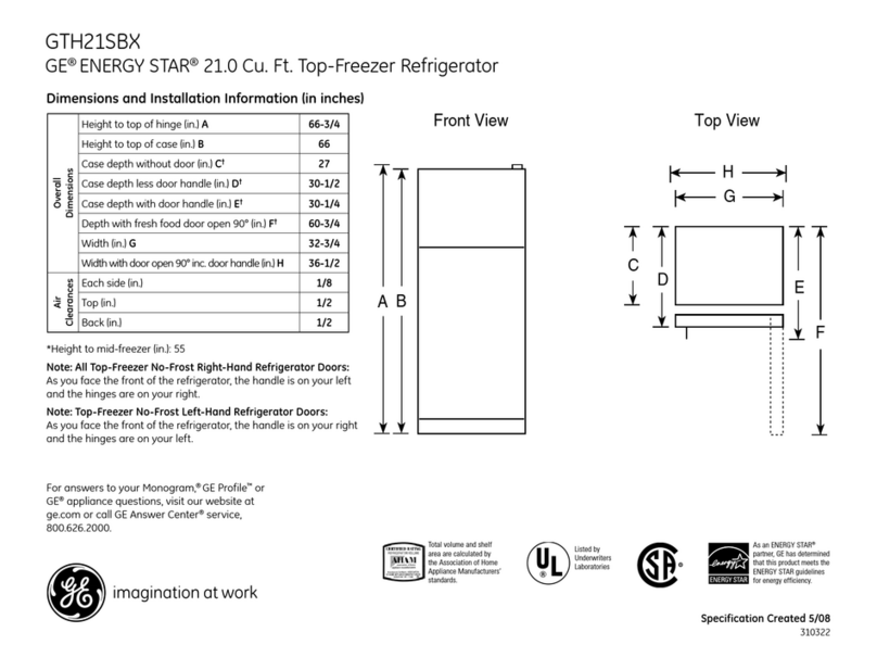 GE GTH21SBXSS Manual de usuario