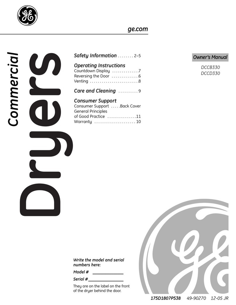 GE DCCD330 Manual de usuario