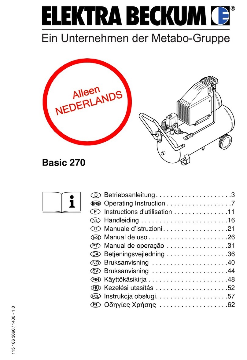 Elektra Beckum Basic 270 Manual de usuario