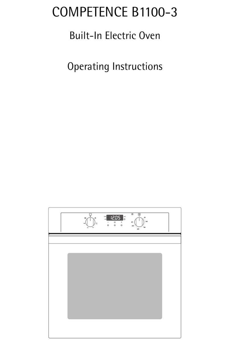 AEG COMPETENCE B1100-3 Manual de usuario