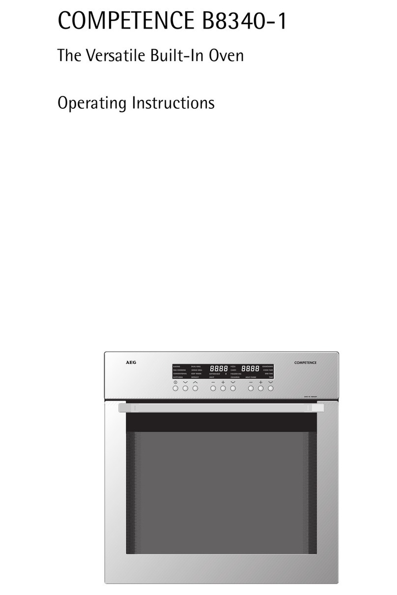 AEG COMPETENCE B8340-1 Manual de usuario
