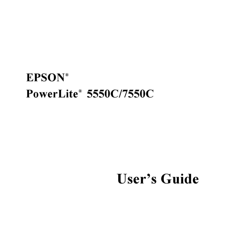 Epson PowerLite 7550C Manual de usuario