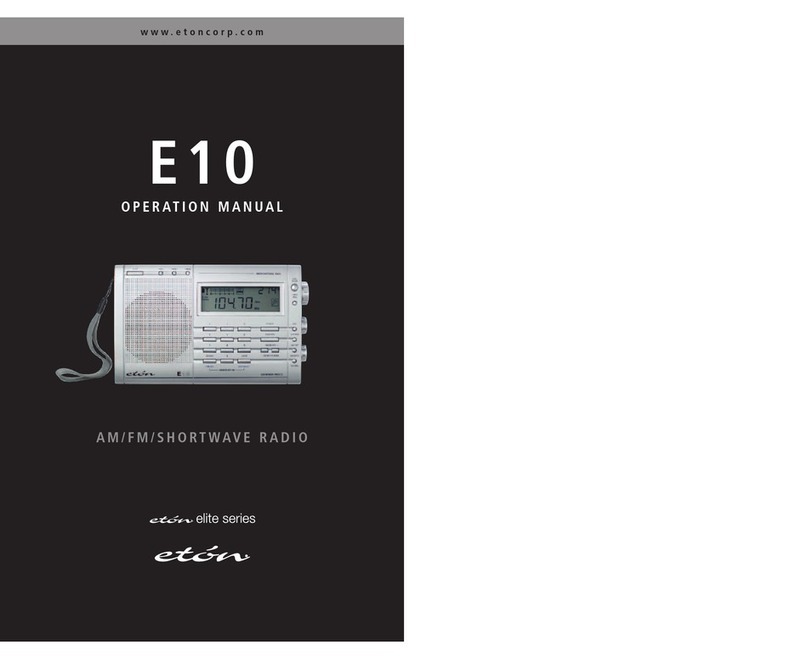 Eton Elite E10 Manual de usuario