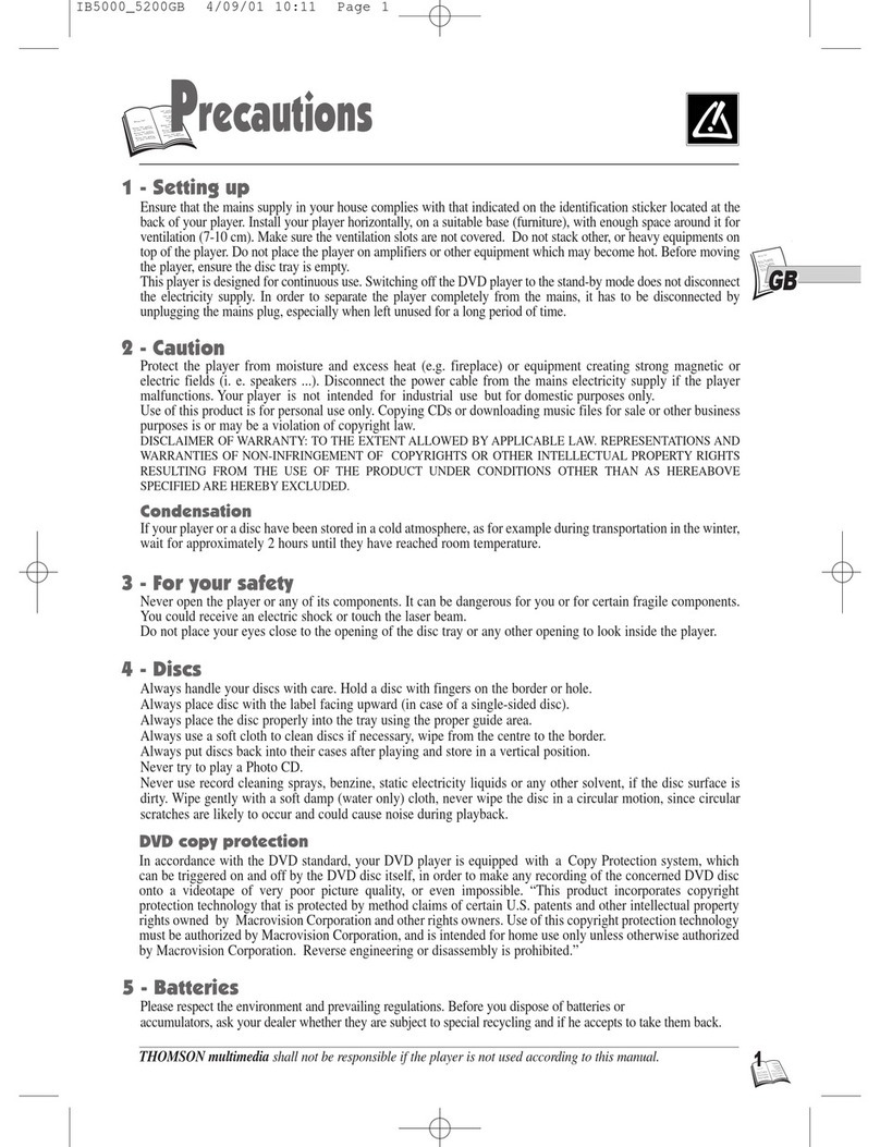 THOMSON IB5000 Manual de usuario