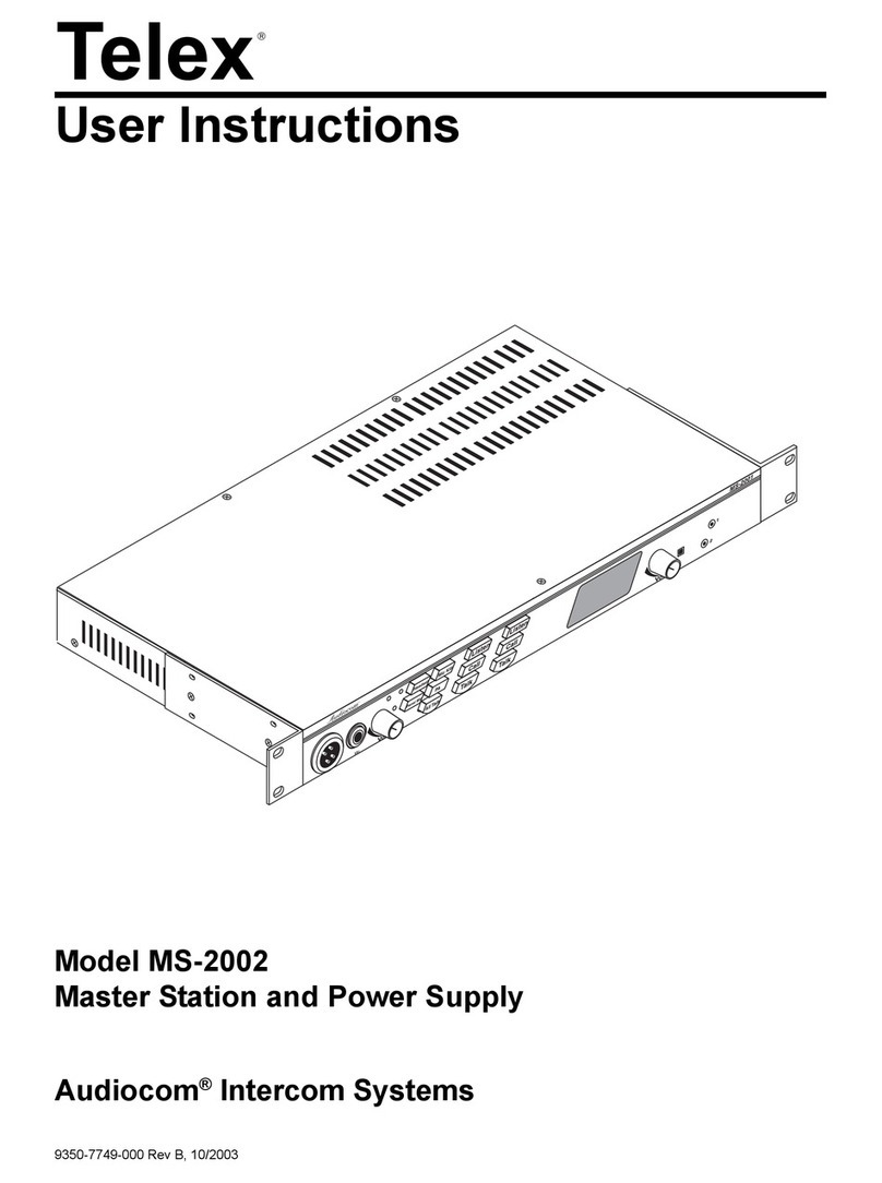 Telex MS-2002 Manual de usuario
