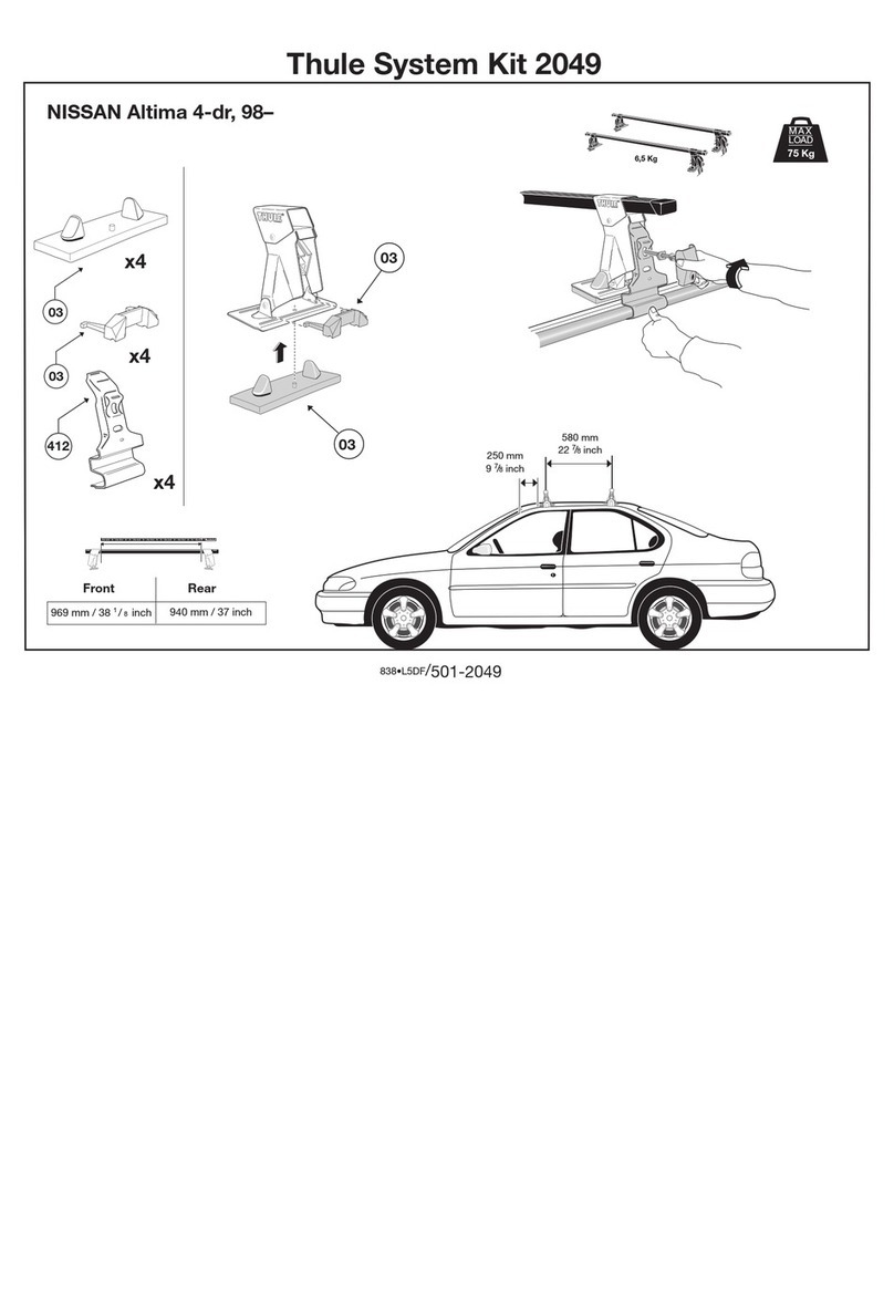 Thule 2049 Manual de usuario