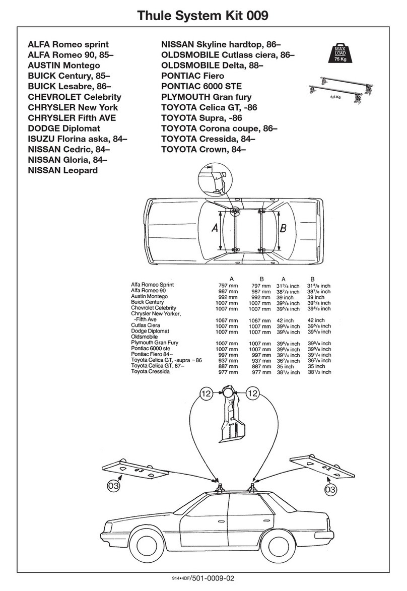 Thule 9 Manual de usuario
