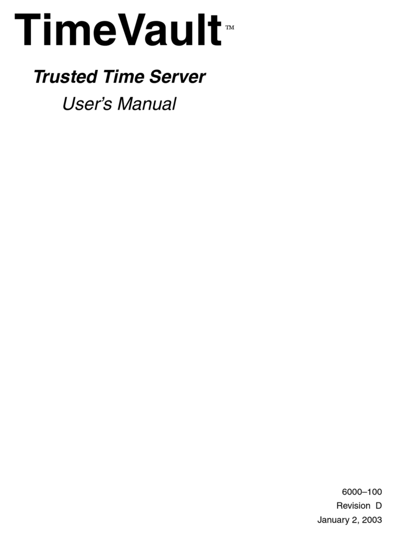 Symmetricom Time Server Manual de usuario