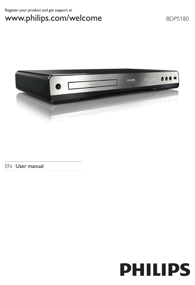Philips BDP5180/12 Manual de usuario