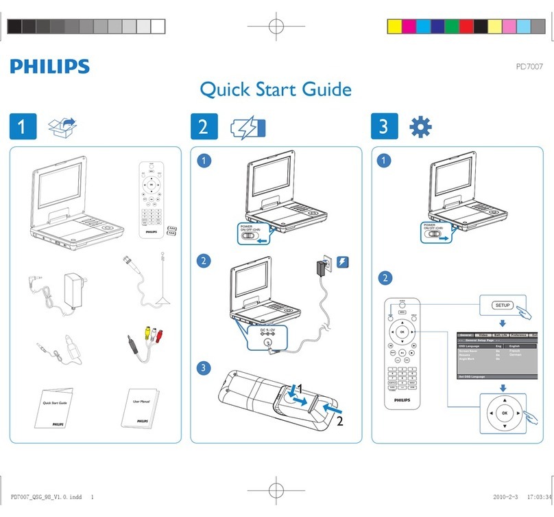 Philips PD7007/55 Manual de usuario Philips PD7007/55 Manual de usuario