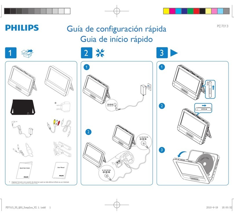 Philips PD7013/55 Manual de lista de piezas