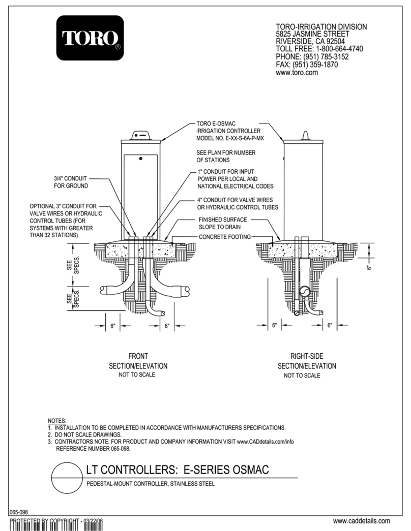Toro OSMAC E-SERIES Manual de usuario