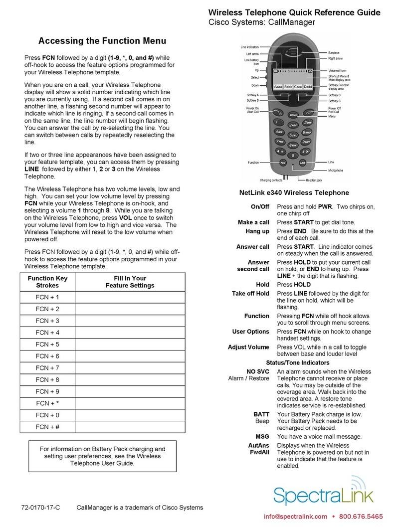 SpectraLink NetLink e340 Manual de usuario
