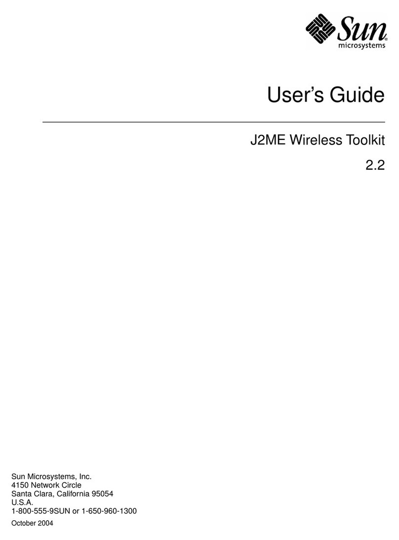 Sun Microsystems J2ME Manual de usuario