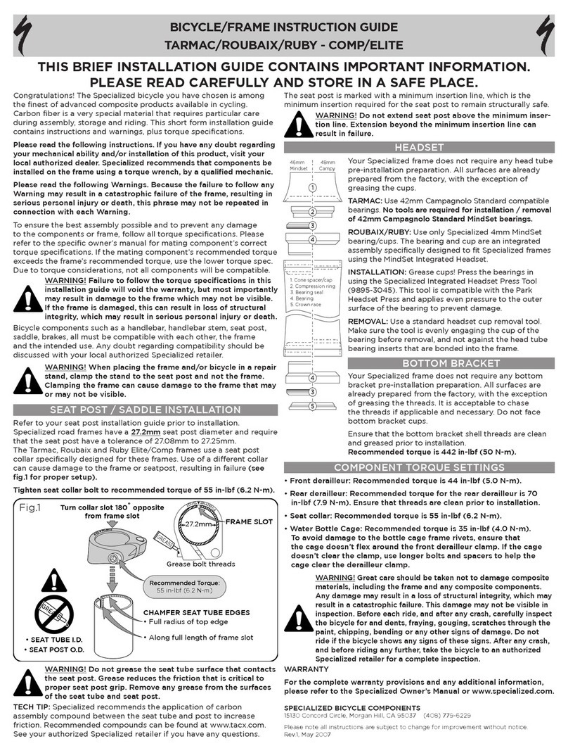 Specialized Roubaix Manual