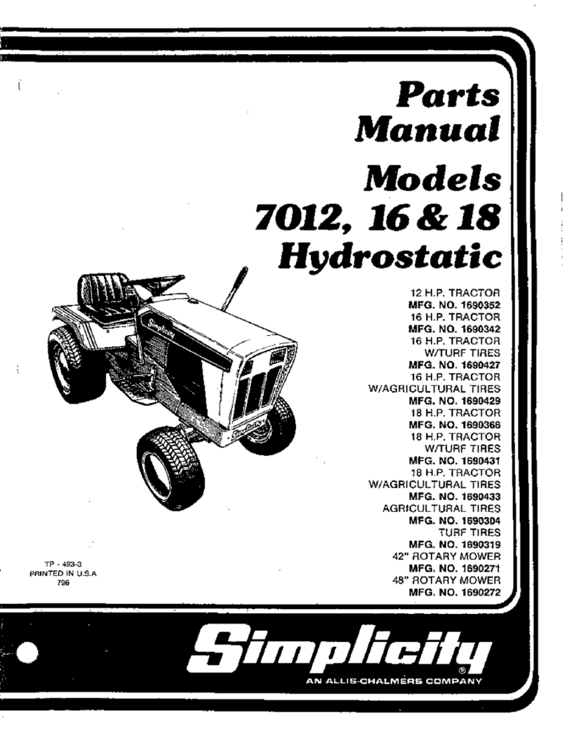 Simplicity 7012 Manual de usuario