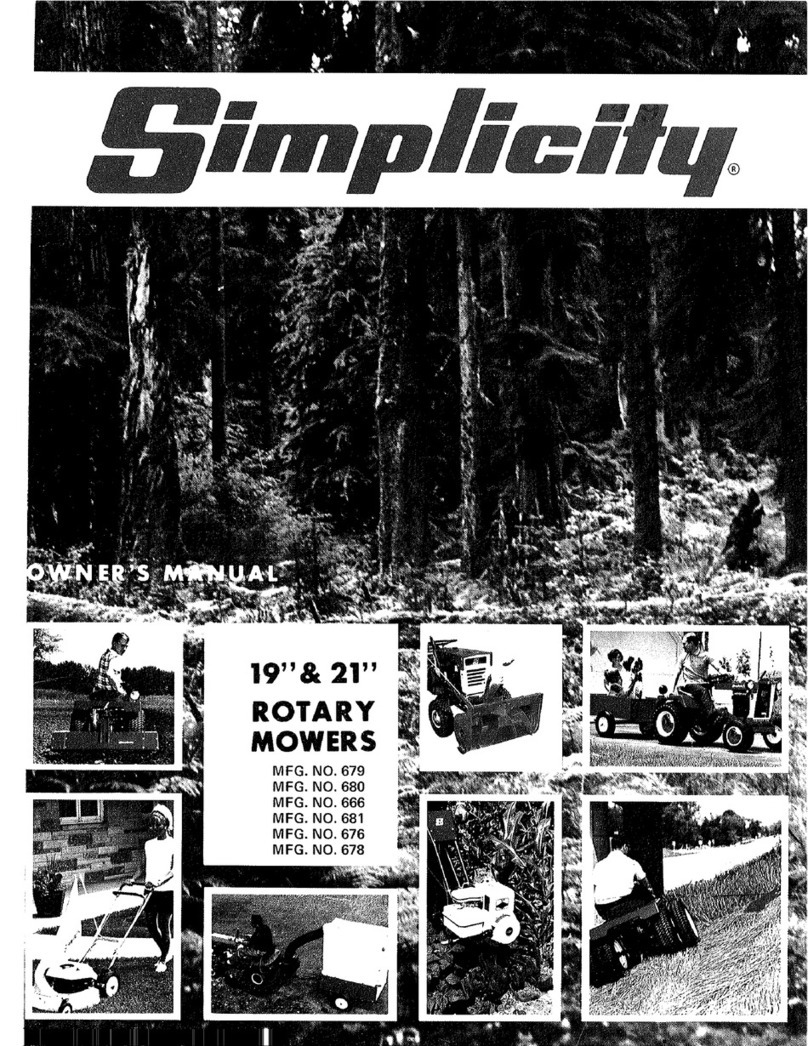 Simplicity 666 Manual de usuario