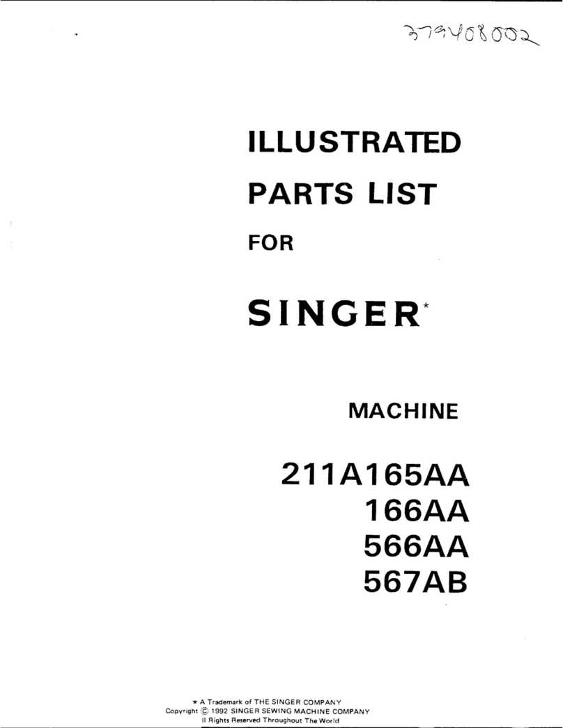 Singer 211A165AA Guía de configuración