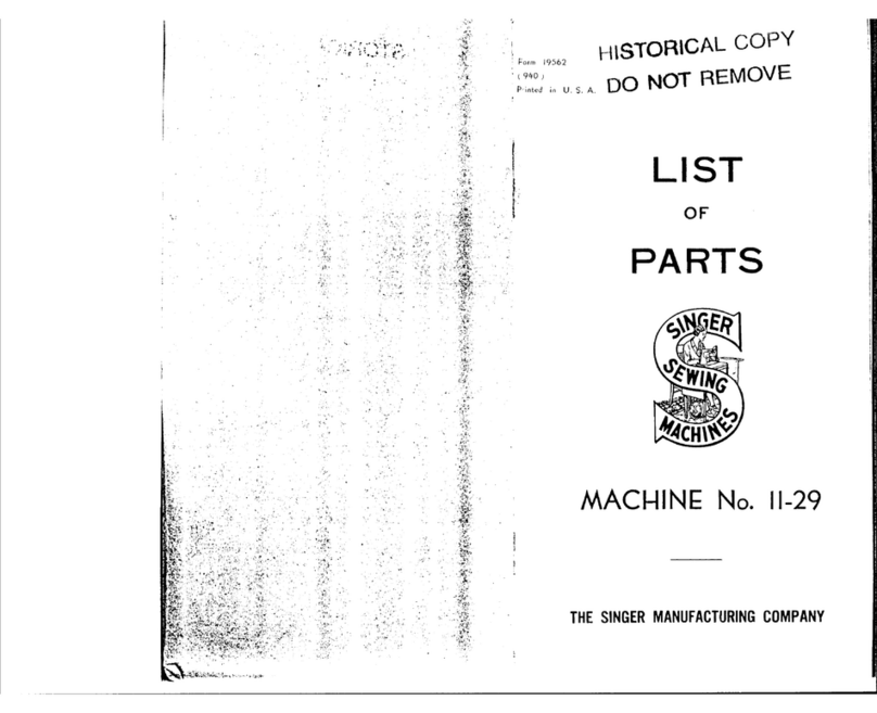 Singer 11-29 Manual de usuario