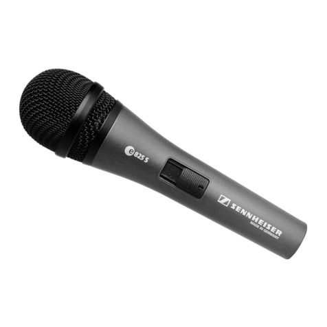 Sennheiser Evolution E 825S Manual de usuario