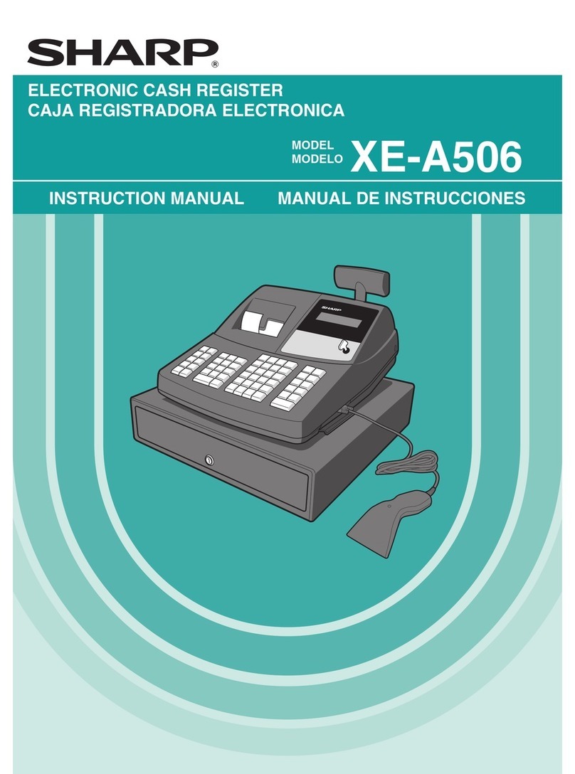 Sharp XE-A506 Manual de usuario