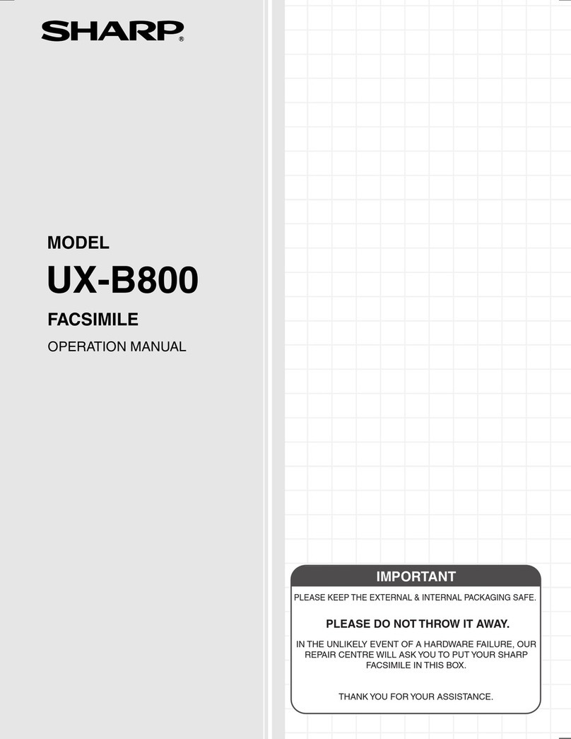 Sharp UX-B800 Manual de usuario