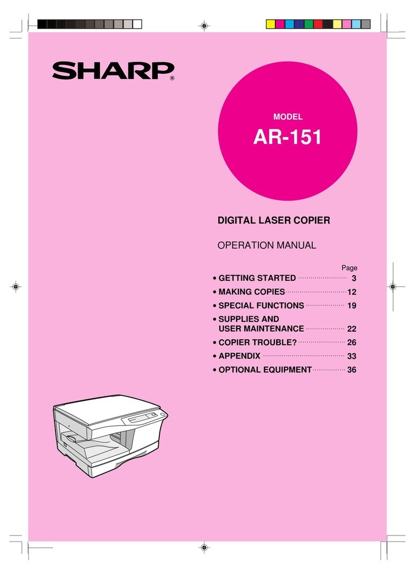 Sharp AR-151 Manual de usuario