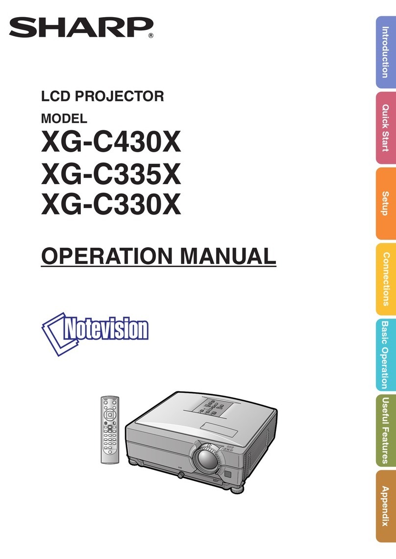 Sharp Notevision XG-C335X Manual de usuario