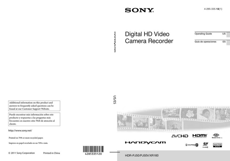 Sony PJ50V Manual de usuario