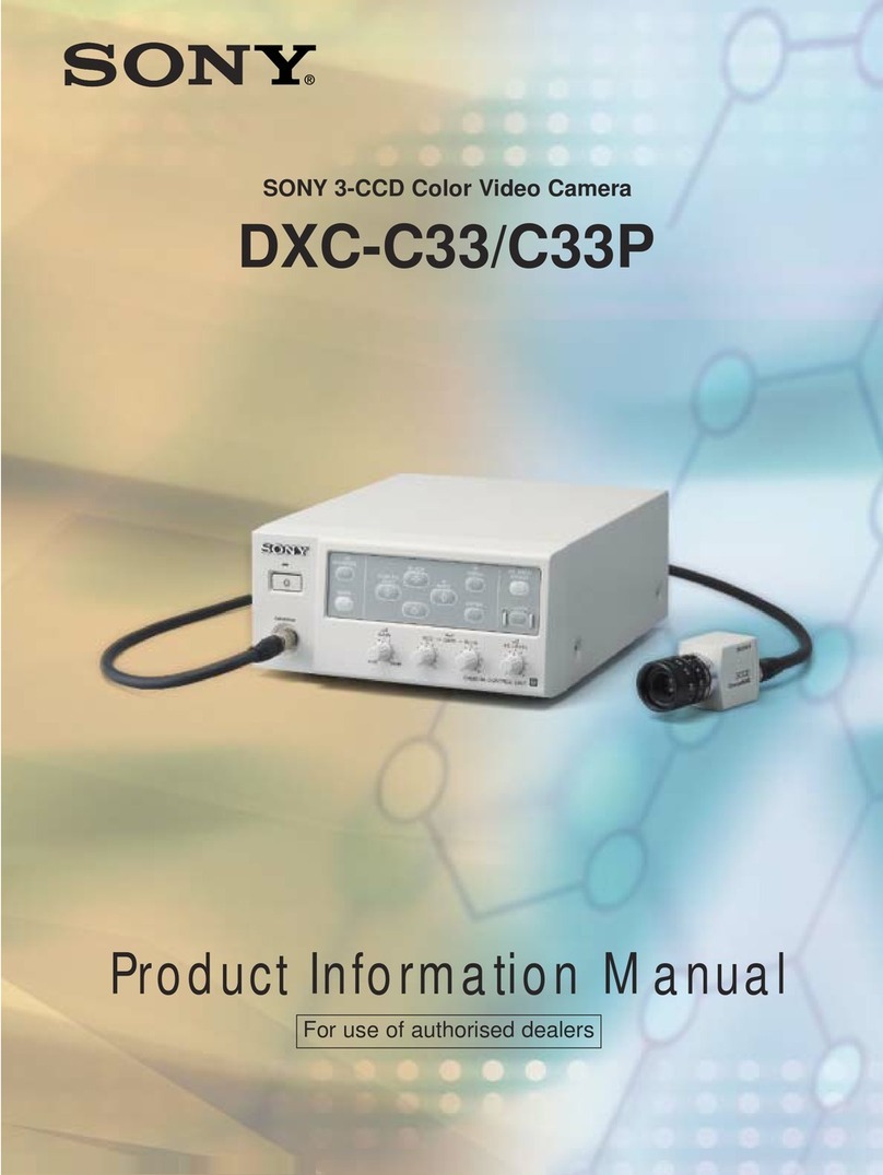 Sony ExwaveHAD DXC-C33 Dibujo dimensional