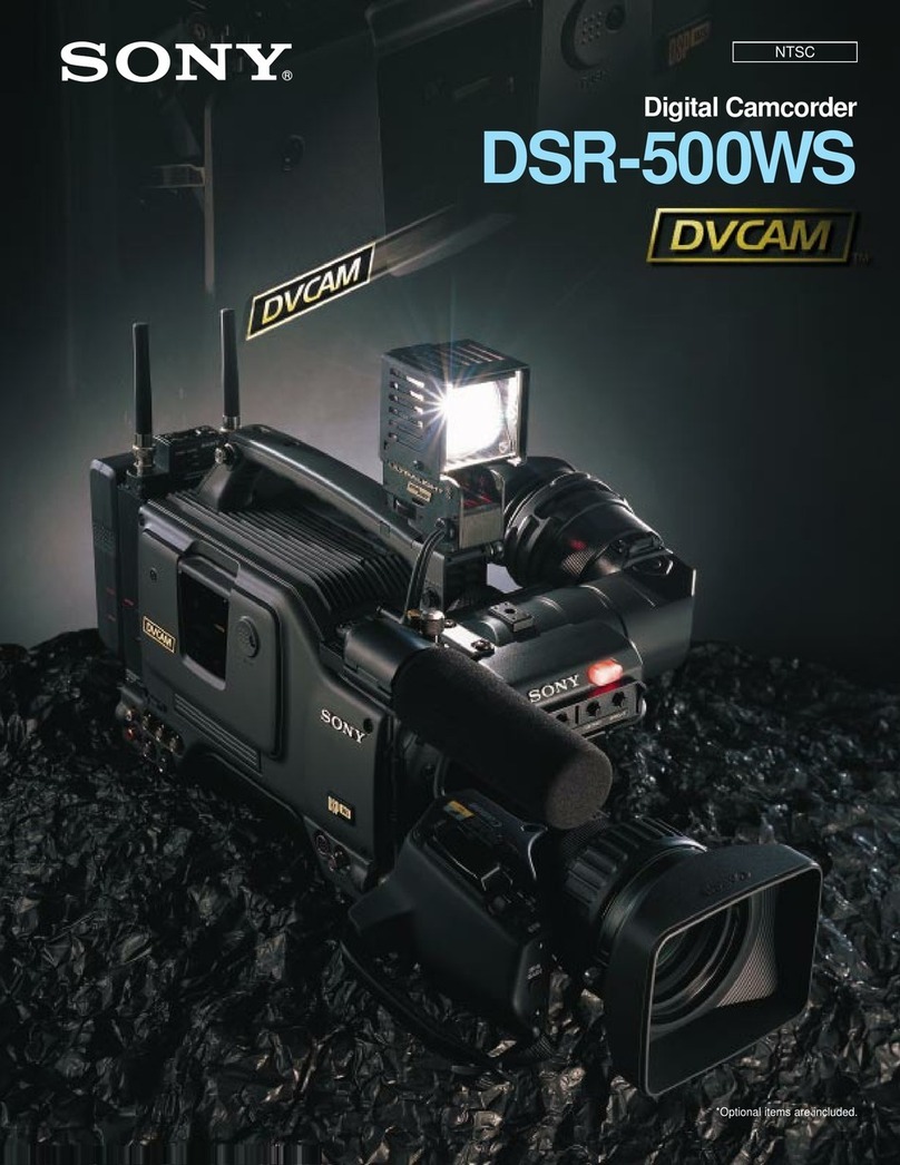 Sony DSR-500WS Manual de usuario