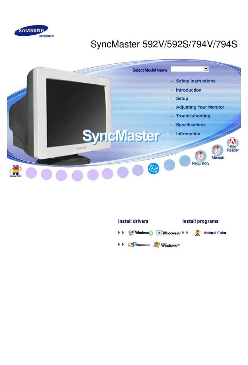Samsung SyncMaster 592S Manual de usuario