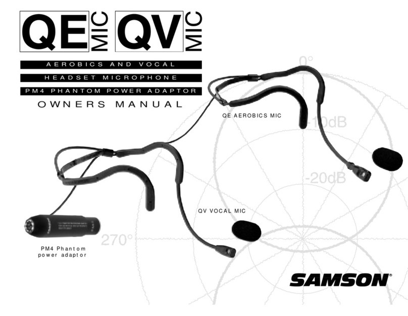 Samson QV Manual de usuario