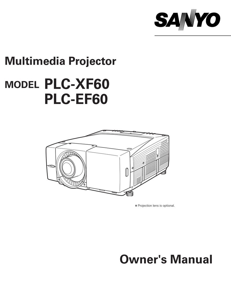 Sanyo PLC-EF60 Manual de usuario