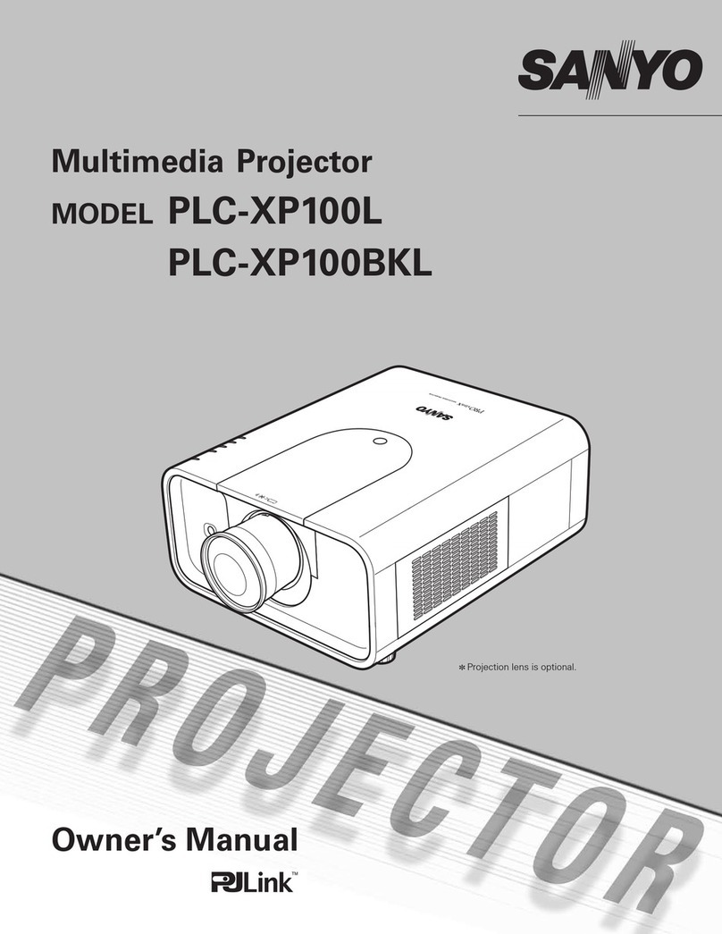 Sanyo PLC-XP100BKL Manual de usuario