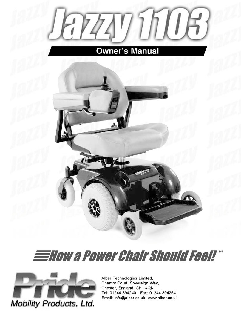 Pride Mobility JAZZY 1103 Manual de usuario