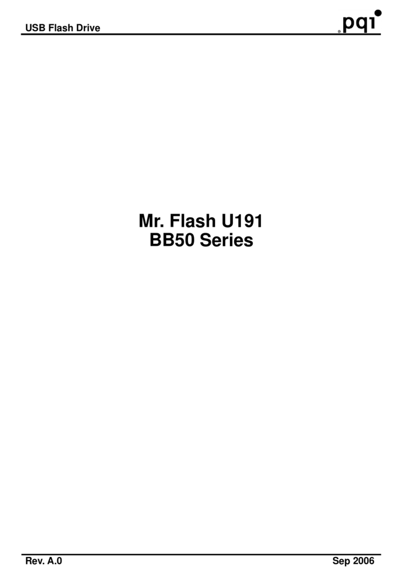 PQI Mr. Flash U191 Manual de usuario PQI Mr. Flash U191 Manual de usuario